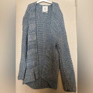 Urban Outfitters Textured Blue Cardigan
